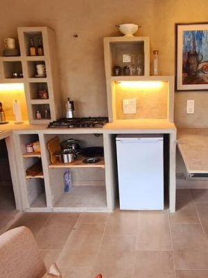 Cocina ecológica y equipada en Casa Lucía, alojamiento rural en Luz de Sirius